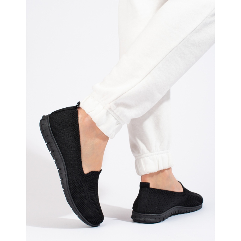 W. Potocki Calça feminina em tecido Potocki preto 2 W. Potocki Calça feminina em tecido Potocki preto 2