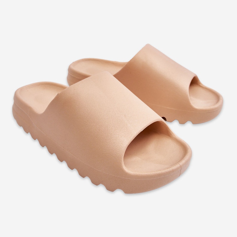 PS1 Chinelos Plataforma da Moda Bege Estella 1