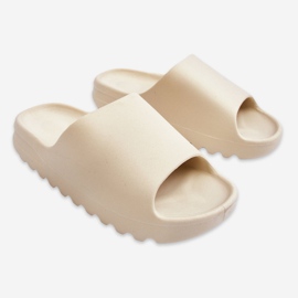 PS1 Chinelos plataforma da moda bege claro Estella 1 PS1 Chinelos plataforma da moda bege claro Estella 1