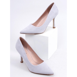 Sapatilhas femininas de camurça Giorgia Grey cinza 1