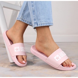 Chinelos de piscina rosa de mulher Big Star FF274A201 1