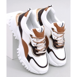 BM Nesbit Tênis de salto branco 1