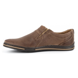 Polbut Brogues masculino, couro 362 marrom 1