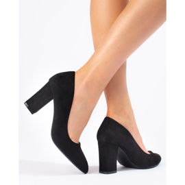 Sapatos femininos negros da Shelovet preto 1