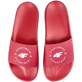 Chinelos 4F W 4FSS23FFLIF068 62S vermelho 1 Chinelos 4F W 4FSS23FFLIF068 62S vermelho 1