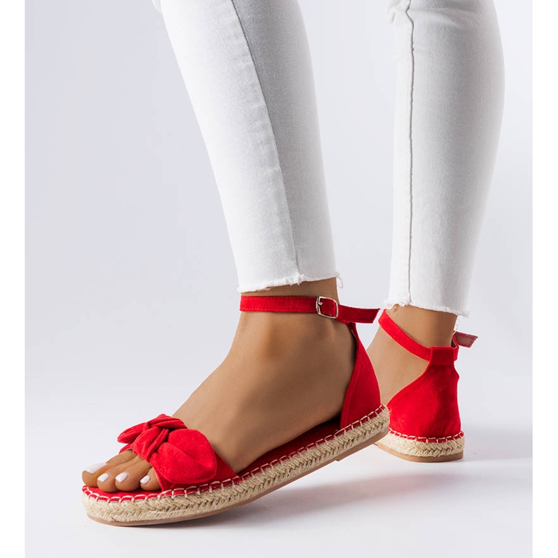 BM Alpargatas vermelhas com laço da Faure vermelho 1 BM Alpargatas vermelhas com laço da Faure vermelho 1
