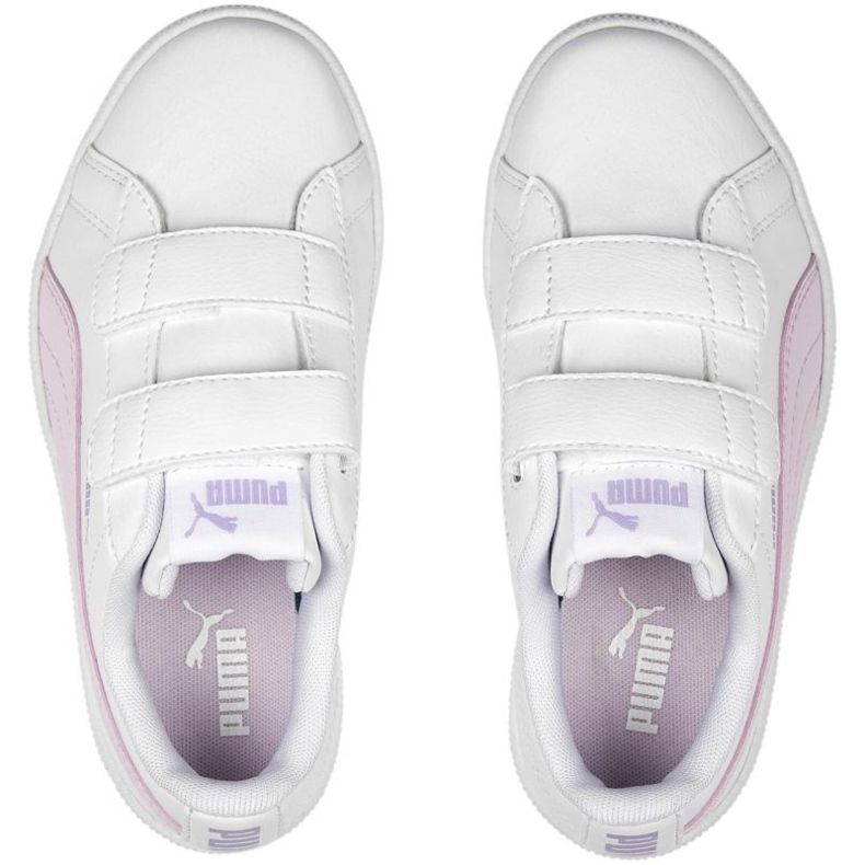 Tênis Puma Up V Ps Jr 373602 28 branco 1