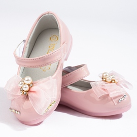 Bailarinas rosa com laço Vinceza 1 Bailarinas rosa com laço Vinceza 1