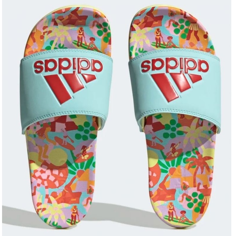Chinelos adidas Adilette Comfort W HQ8848 multicolorido 1