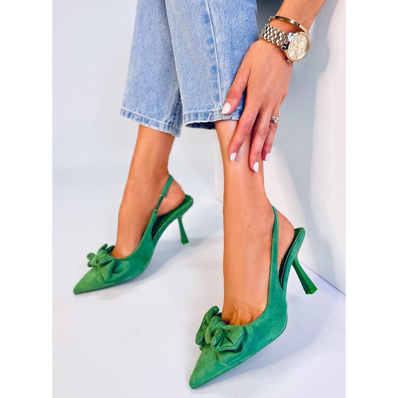 PA1 Sapatos de salto Shirley Green abertos verde 2