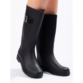 SHELOVET Matt Galoches com fivela preto 2 SHELOVET Matt Galoches com fivela preto 2