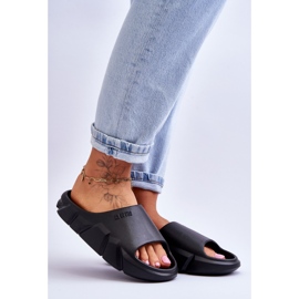 Chinelos femininos de espuma leve Big Star LL274594 preto 1