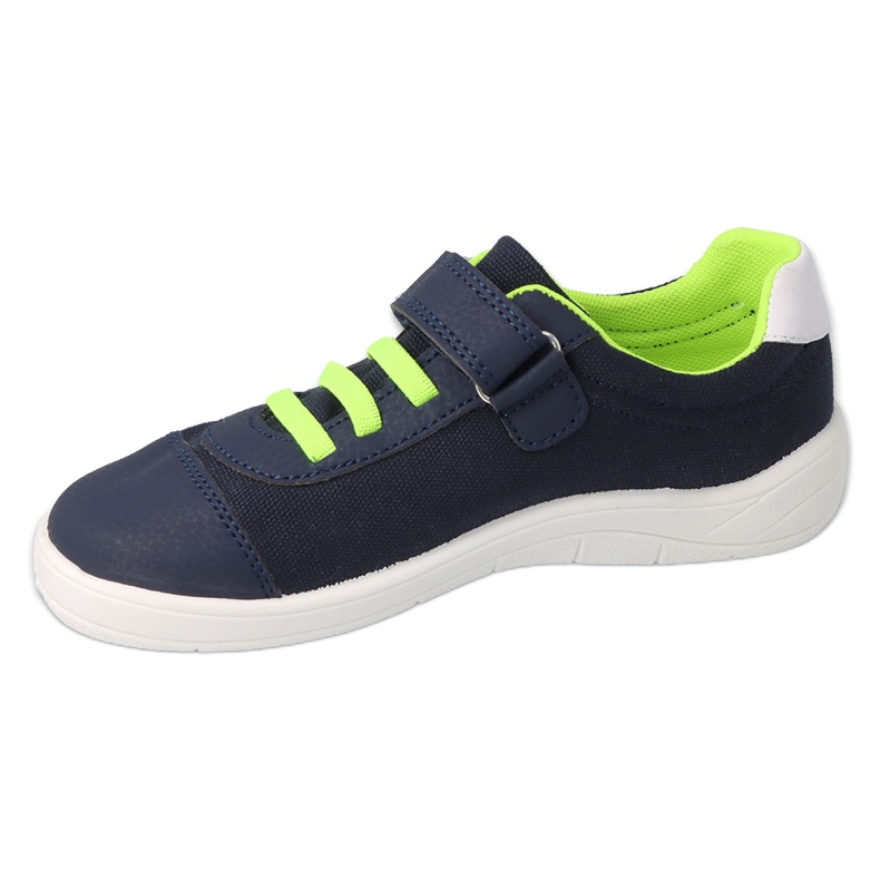 Befado esportivo infantil com velcro, azul marinho e verde 451X004 3