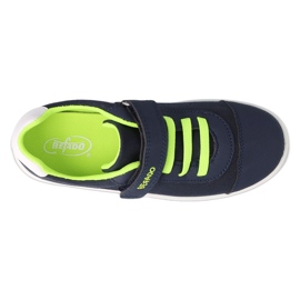 Befado esportivo infantil com velcro, azul marinho e verde 451X004 2