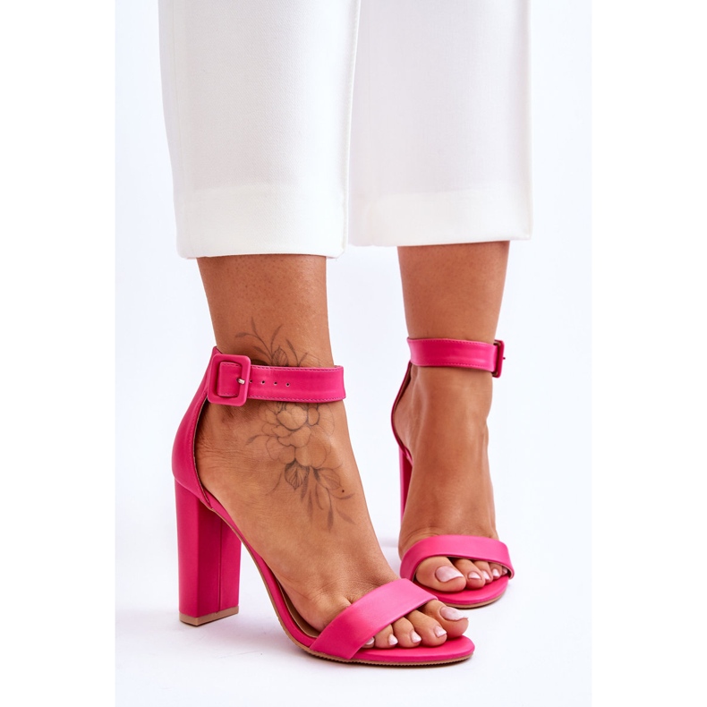 FB2 Sandálias Georgina Rosa com Salto 1