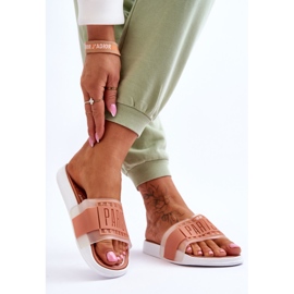 Chinelos esportivos femininos Nude Sunrise rosa 2