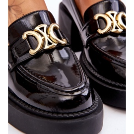 S.Barski Sapatos da moda com saltos maciços pretos Imani 4