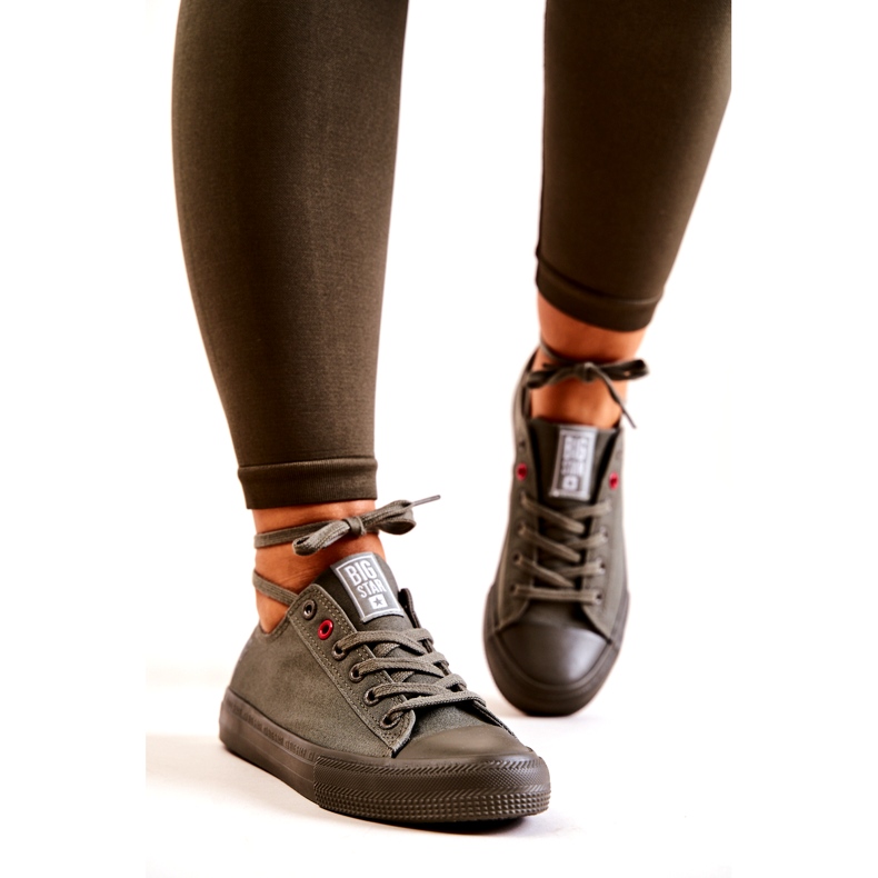 Tênis baixo Big Star JJ274004 Cáqui verde 5