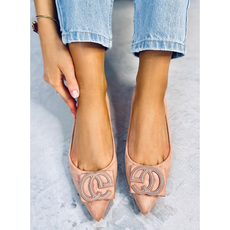 BM Bailarinas nariz rosa amêndoa FM3107A rosa 2