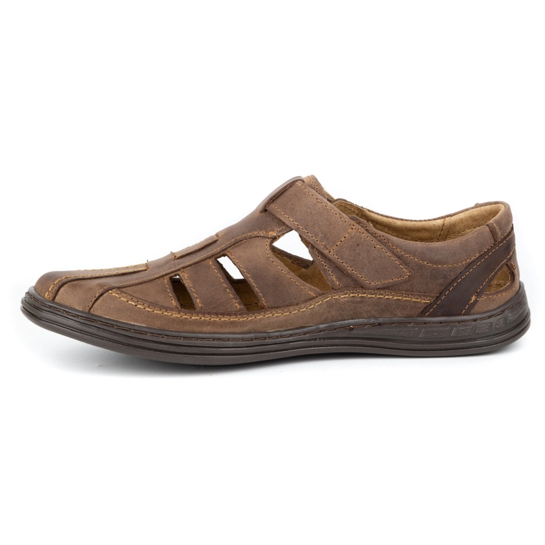 Polbut Sapatos masculinos marrons K18 castanho 2