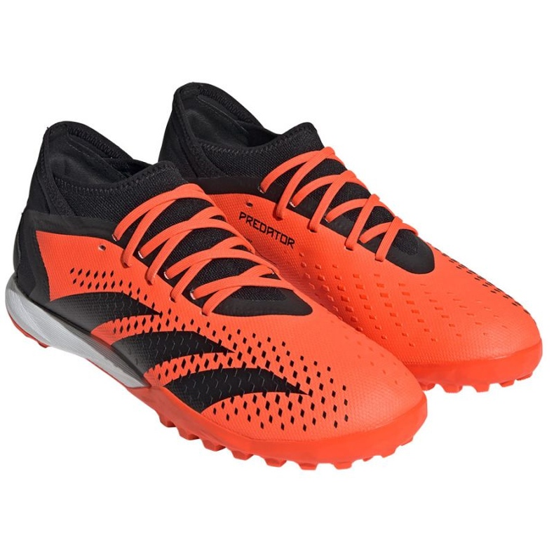Chuteira Adidas Predator Accuracy.3 Tf M GW4638 laranja laranjas e vermelhos 1