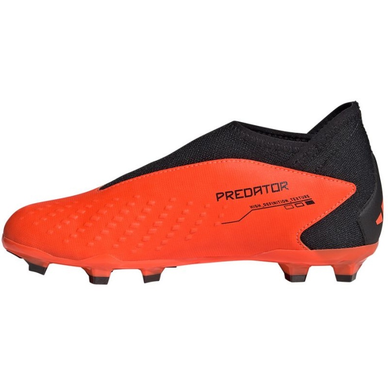 Chuteira Adidas Predator Accuracy.3 Fg Ll Jr GW4607 laranja laranjas e vermelhos 1