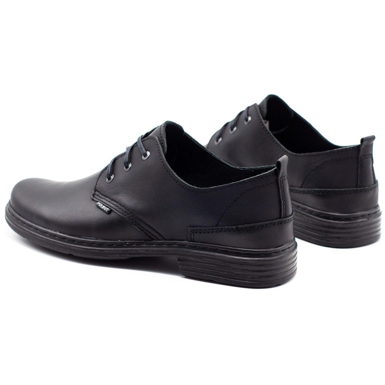 Polbut Sapatos masculinos negros 191K preto 4