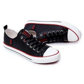 Tênis masculino de couro Big Star JJ174068 preto 1