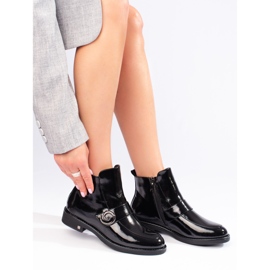 Bota envernizada preta W. Potocki preto 1