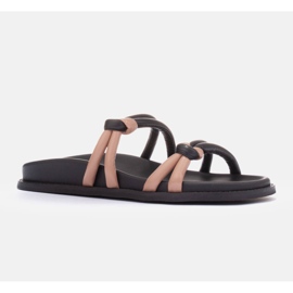 Marco Shoes Chinelos de tiras Tubelare preto 1