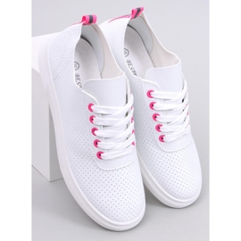 Tênis feminino Gelman WHITE/FUCHJA branco 1