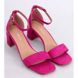 Sandália salto baixo Rocco Fuchsia rosa 1