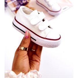 FR1 Tênis infantil com velcro Bernie branco 3