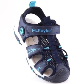 Sandália McKeylor 47702 azul marinho para menino com velcro 1 Sandália McKeylor 47702 azul marinho para menino com velcro 1