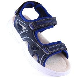 McKeylor 47701 sandálias de velcro azul marinho para meninos 1