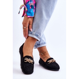 Mocassim feminino de camurça preto Sorento 2