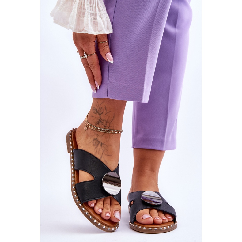 Vinceza Salto baixo feminino preto Kenley 1