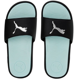 Chinelos esportivos Puma Cool Cat 2.0 W 390963 06 preto 1