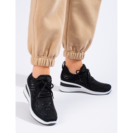 Tênis plataforma preto Shelovet. 2