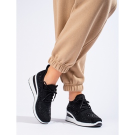 Tênis plataforma preto Shelovet. 1