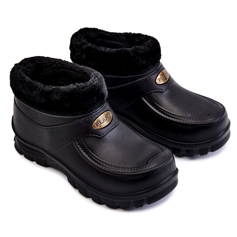 PM2 Botas de chuva de espuma isoladas masculinas pretas Tanyo preto 1