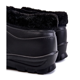 PM2 Botas de chuva de espuma isoladas masculinas pretas Tanyo preto 4