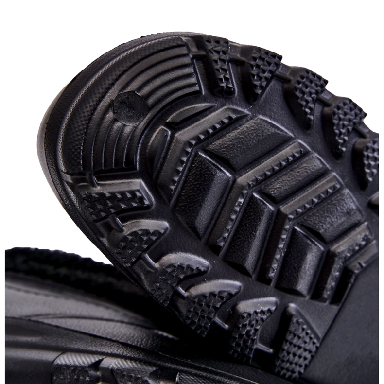 PM2 Botas de chuva de espuma isoladas masculinas pretas Tanyo preto 3