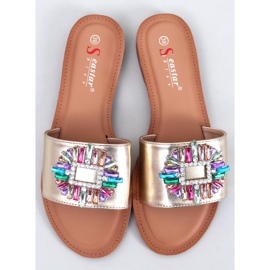 Seastar Escorrega de pedra dourada Lowell dourado 1