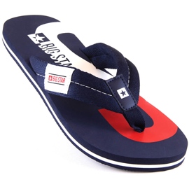 Chinelos masculinos Big Star JJ174528 azul 1