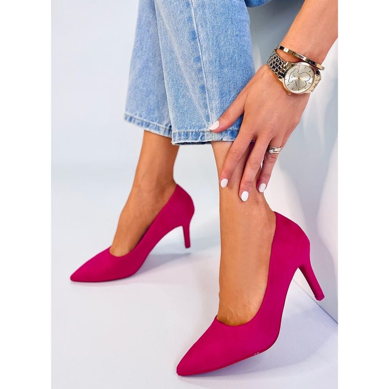 Sapatos femininos clássicos Eurielle Fuchsia rosa 2