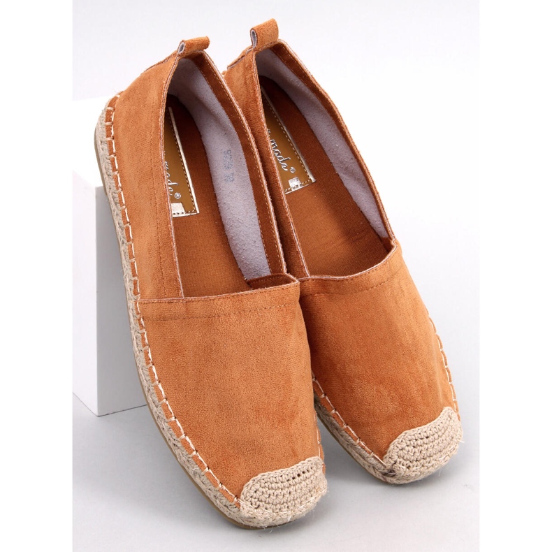 Alpercatas de mulher Zahn Camel castanho 1