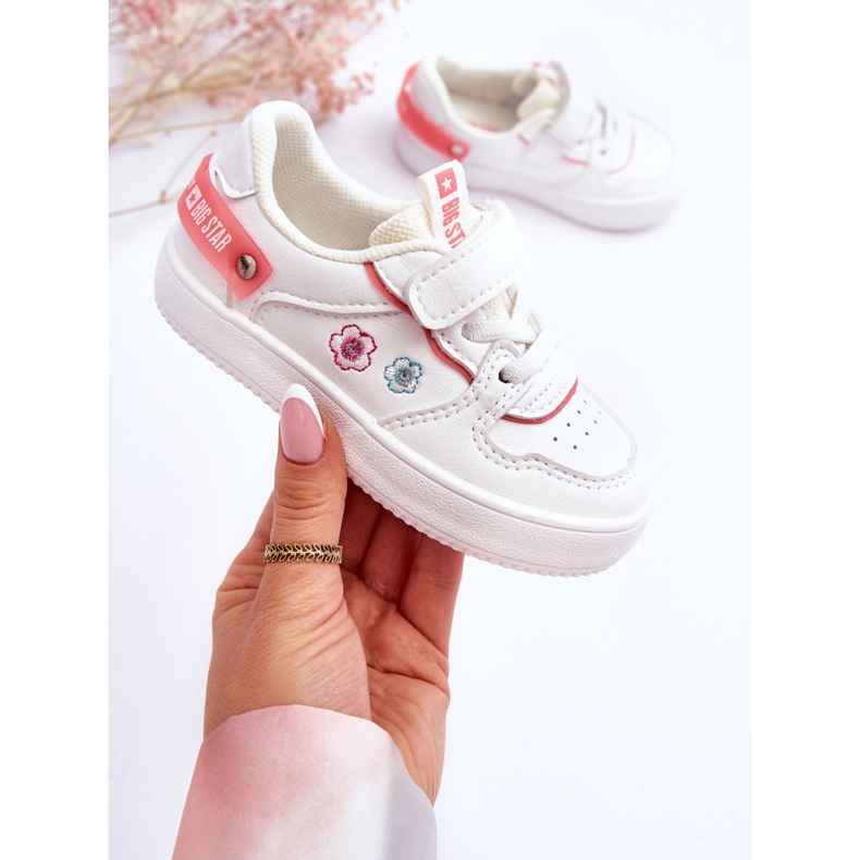 Tênis esportivo infantil Big Star JJ374082 Branco 2