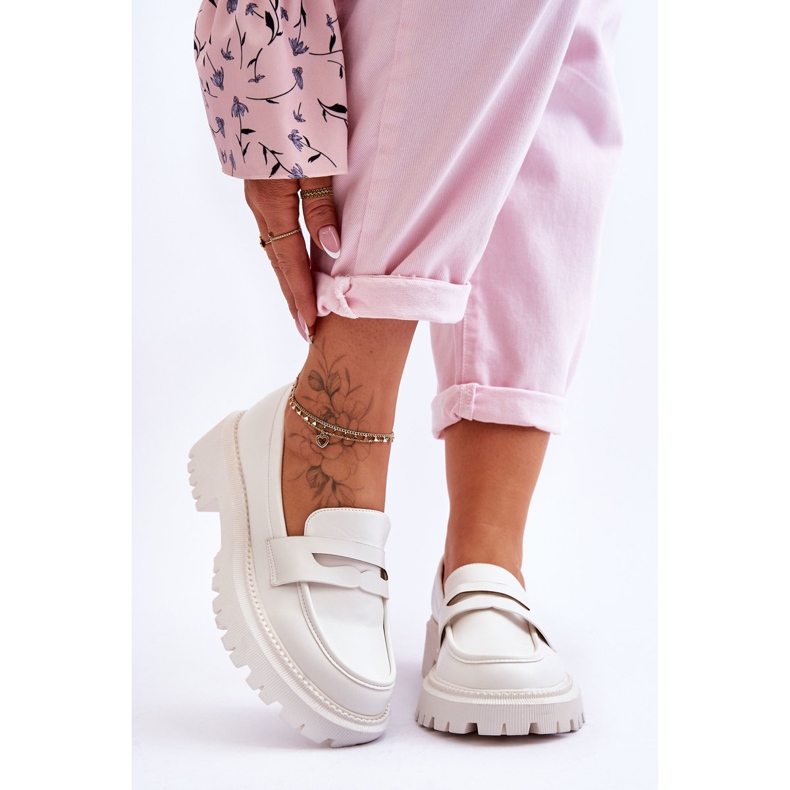 Mocassins Plataforma Slip On White Riverside branco 2