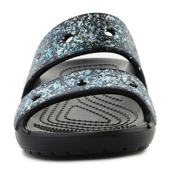 Chinelos Crocs Classic Glitter Sandal 207788-0C4 preto 1